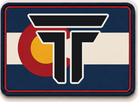 Colorado T patch, Colorado flag behind the TRPHY mark